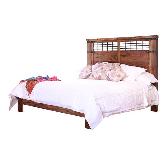 Parota - Queen Bed - Dark Brown