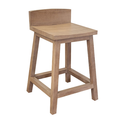 Natural Parota - 24" Barstool (Set of 2) - Brown Cappuccino