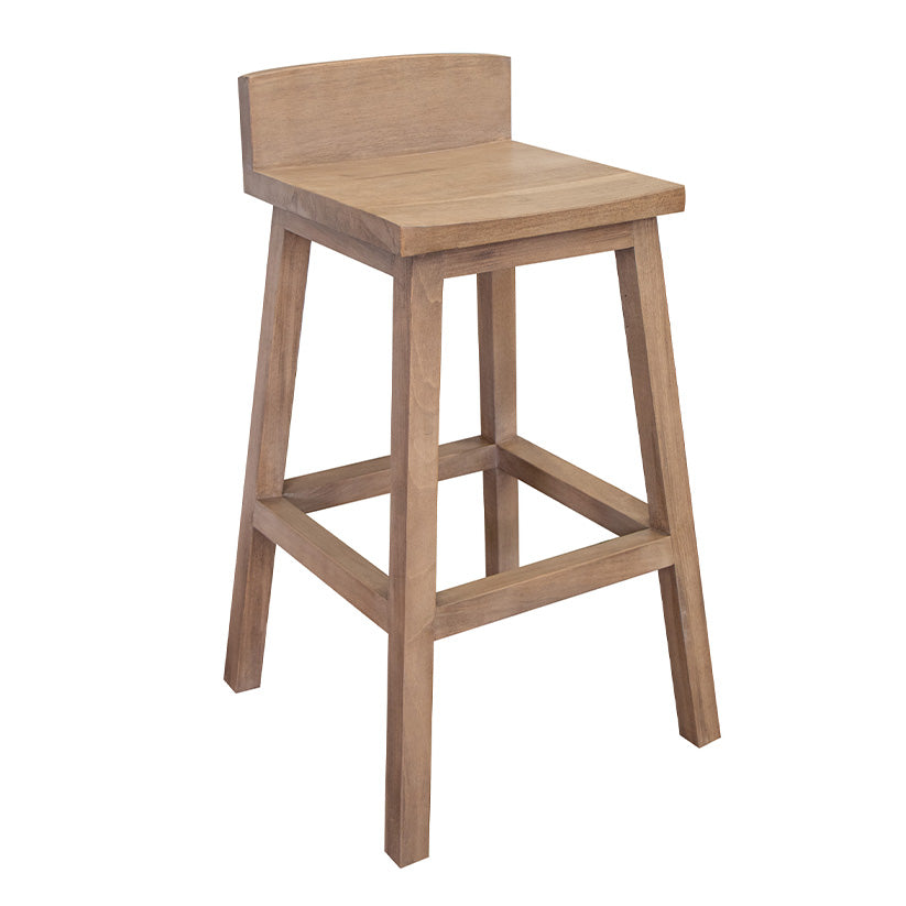 Natural Parota - 30" Barstool (Set of 2) - Brown Cappuccino