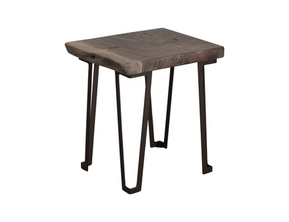 Natural Parota - Chairside Table - Dark Brown