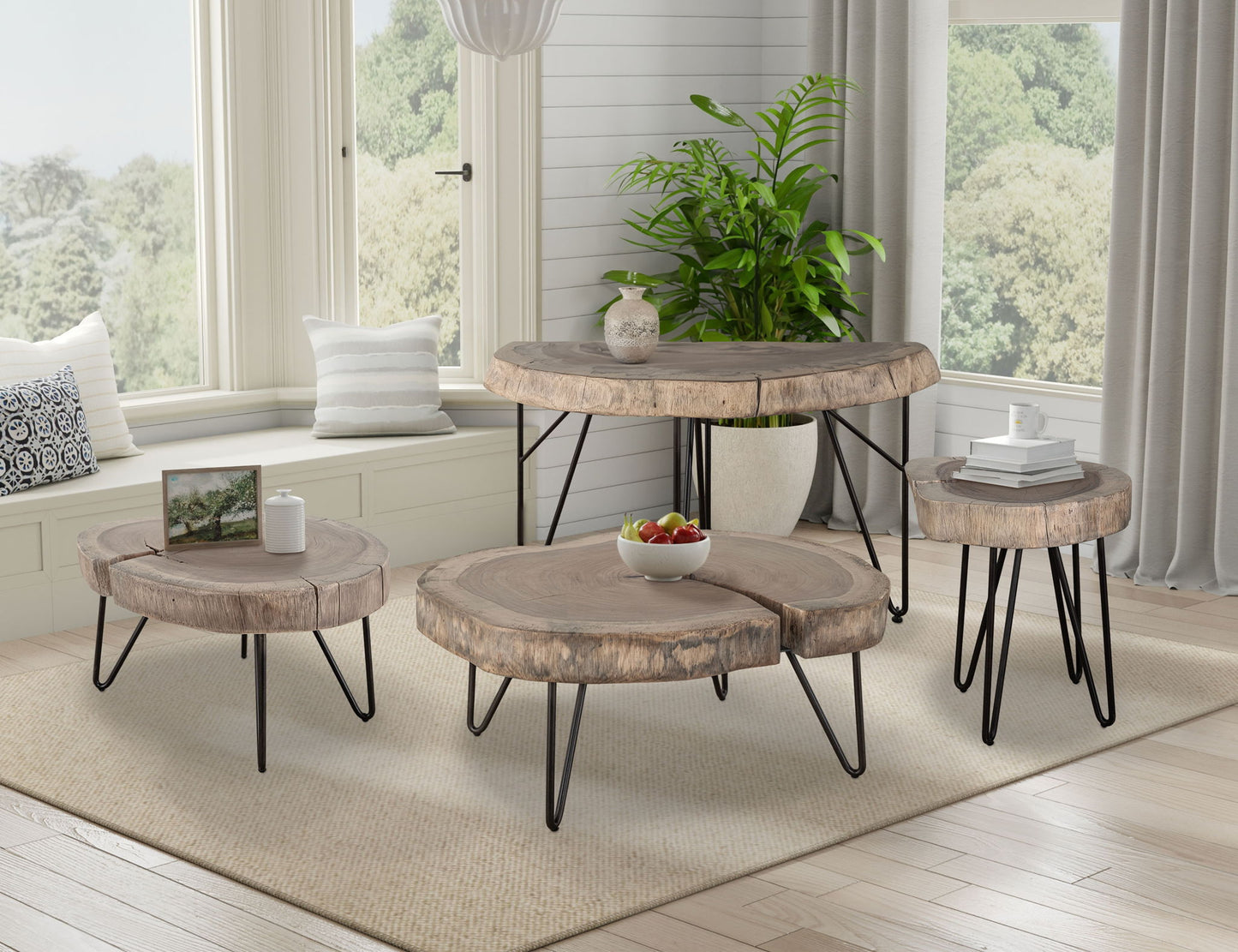 Natural Parota - Cocktail Table - Brown