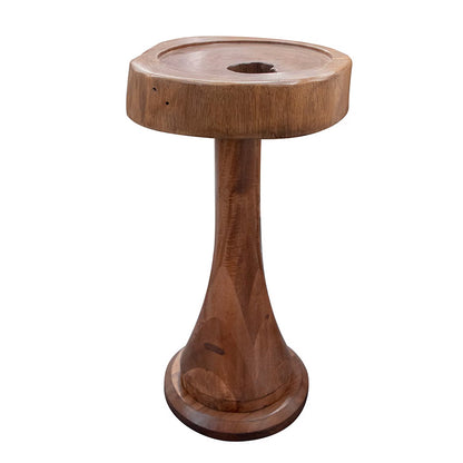 Vivo - Martini Table With Wooden Base - Natural Two Tone