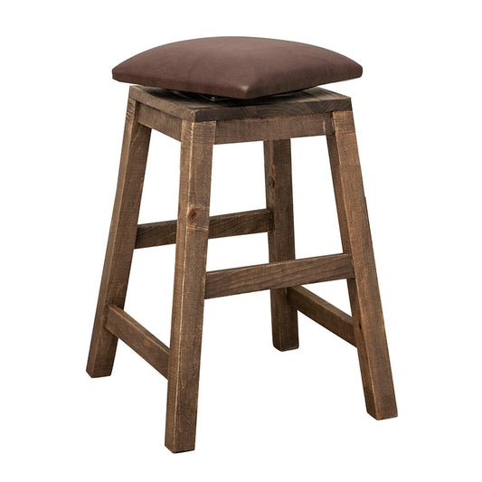 Antique - 24" Counter Stool - Brown