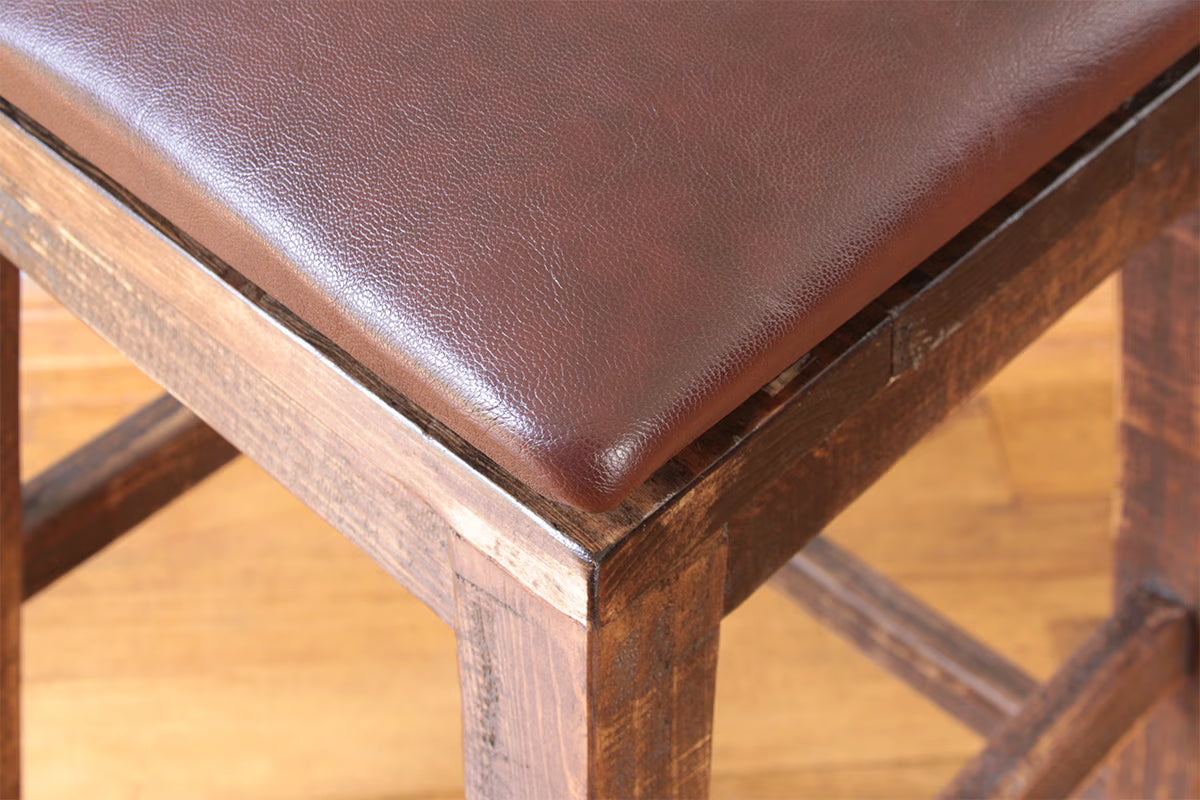 Antique - 30" Counter Stool - Brown