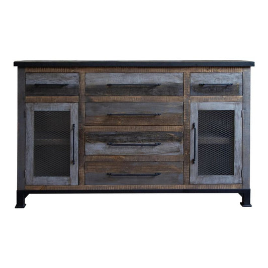 Antique Gray - Buffet - Gray / Brown