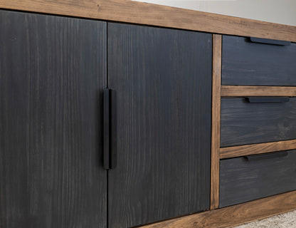 Tuxedo - Console - Satin Black / Brown