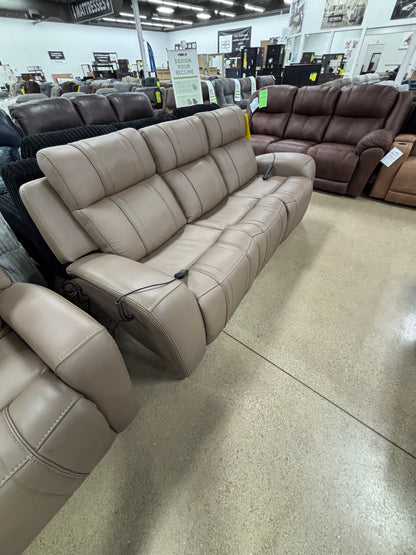 Leather P3 Sofa W/ Zoned Full Body Massage