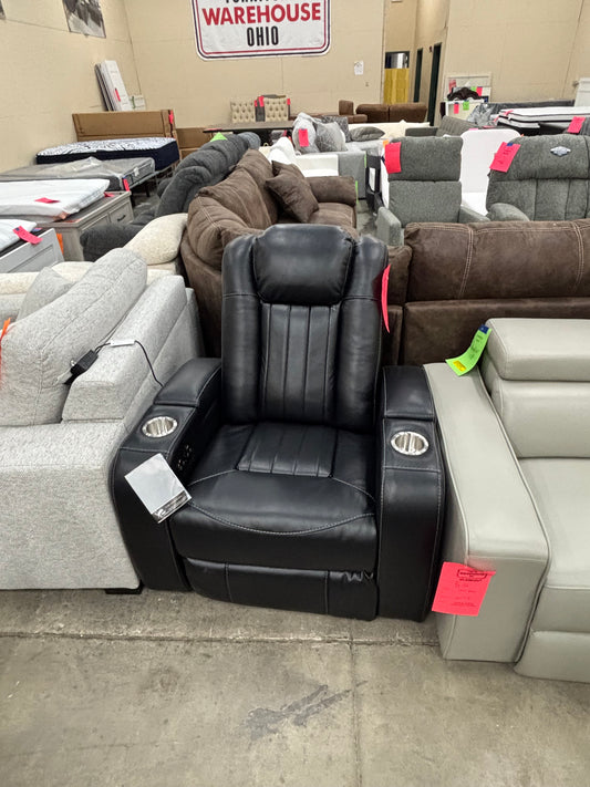 Power Recliner W/ Adj. Headrests