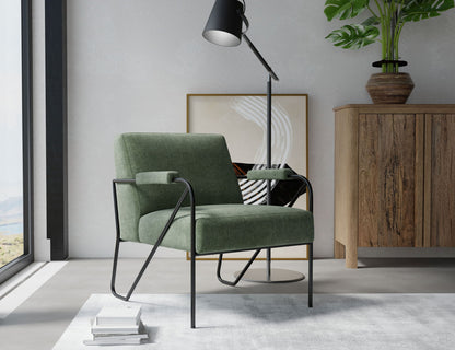 Lotus - Arm Chair - Olive Green