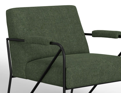 Lotus - Arm Chair - Olive Green