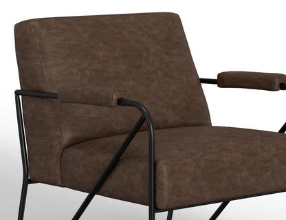 Lotus - Armchair - Chocolate Brown