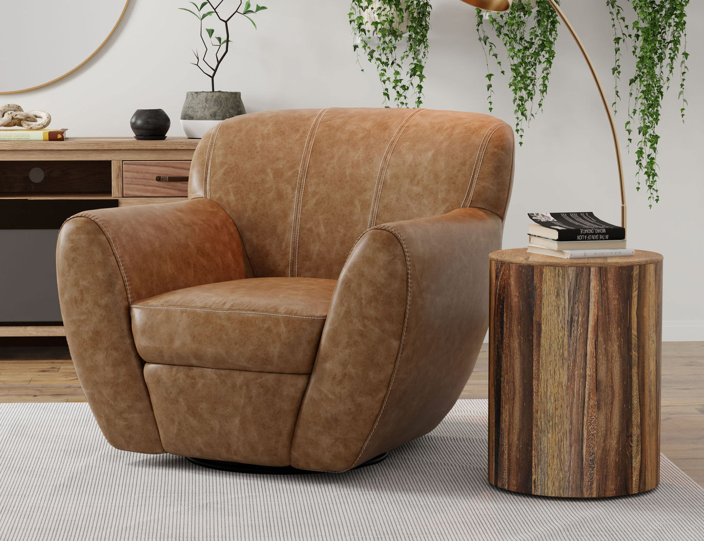 Tamesis - Armchair - Dark Brown