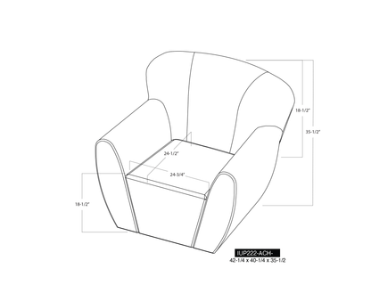 Tamesis - Armchair - Dark Brown