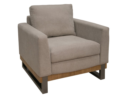 Mita - Arm Chair - Almond Gray