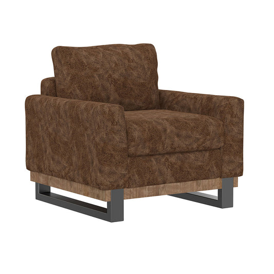 Mita - Armchair - Chocolate Brown