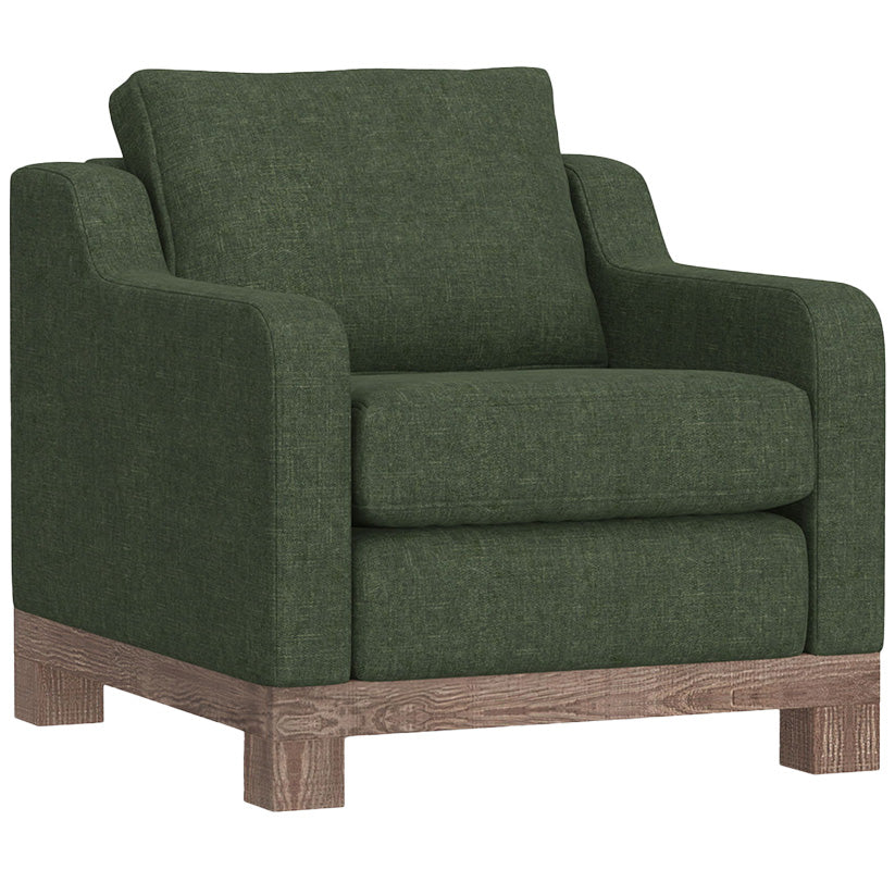 Samba - Arm Chair - Olive Green