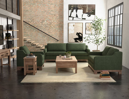 Samba - Fabric Sofa - Olive Green