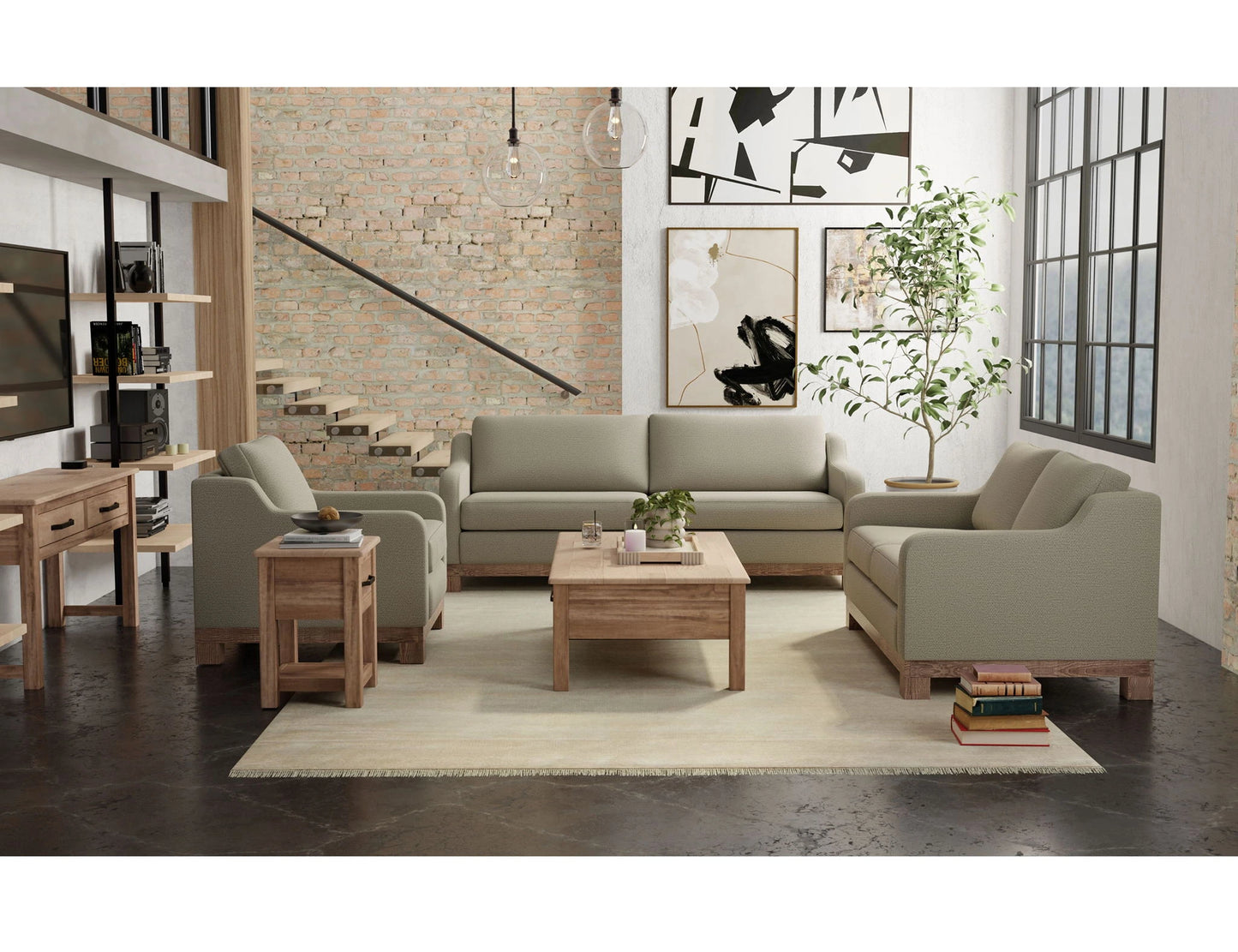 Samba - Sofa - Gray Almond