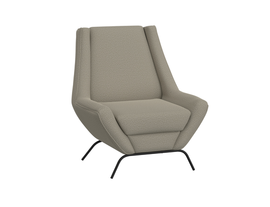 Tyne - Fabric Armchair - Almond Gray