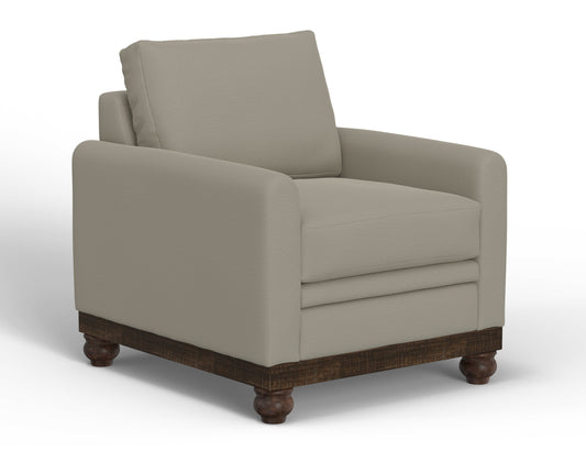 Pueblo Gray - Arm Chair - Almond Gray