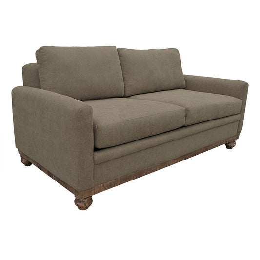 Pueblo Gray - Loveseat - Brown Camel