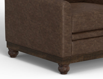 Pueblo Gray - Sofa - Brown