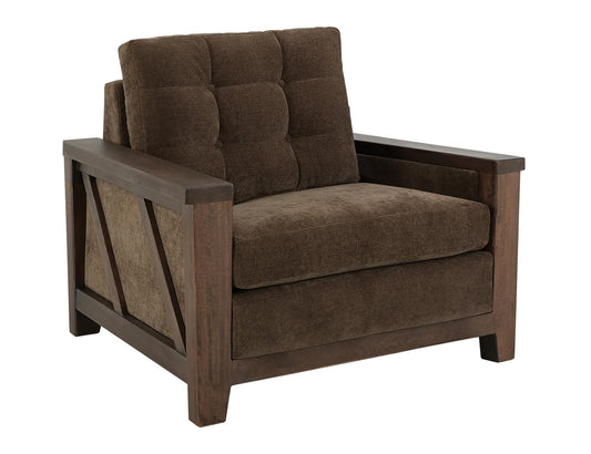 Walnut - Armchair - Deep Forest Brown