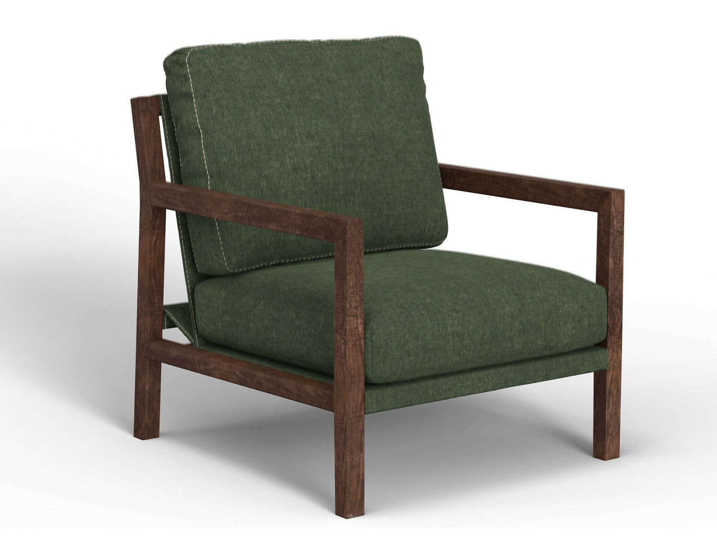 Milan - Arm Chair - Olive Green