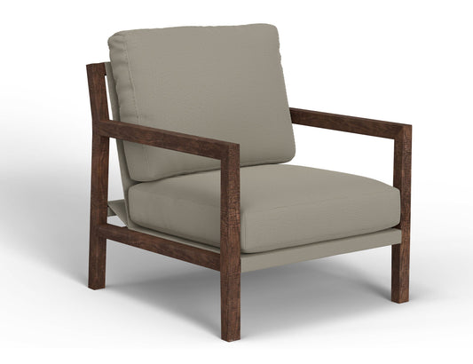 Milan - Arm Chair - Almond Gray