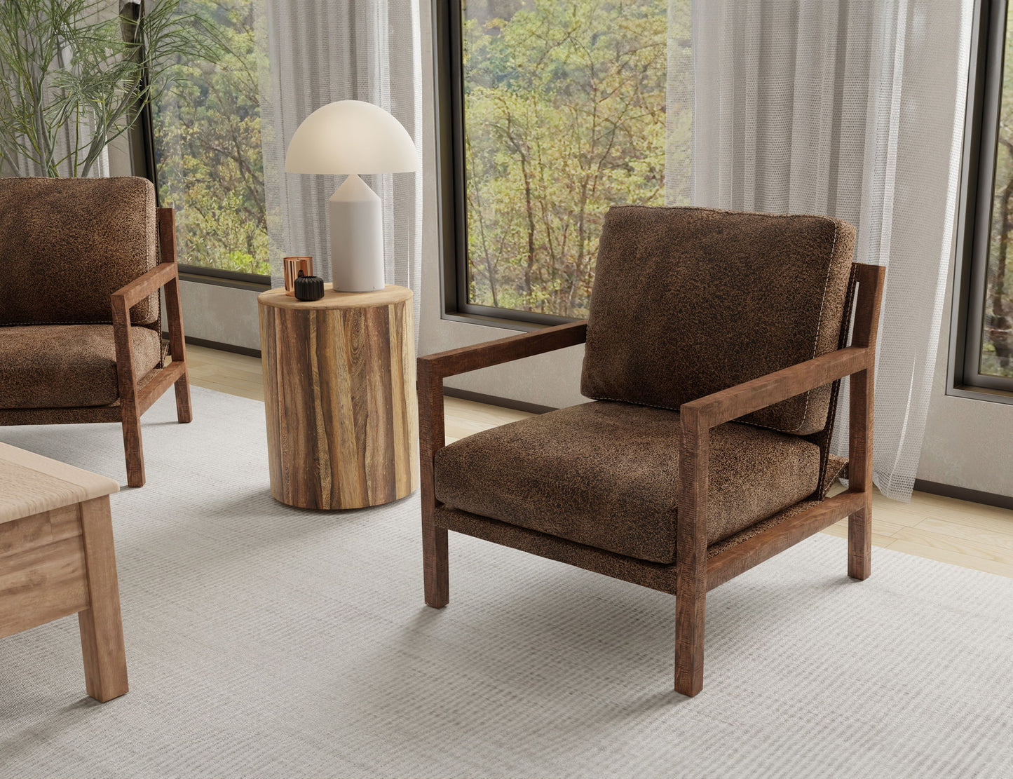 Milan - Armchair - Brown