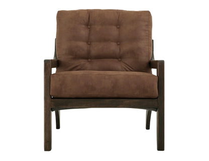 Black Balam - Upholstered Armchair - Woodsy Brown