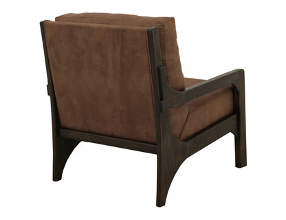 Black Balam - Upholstered Armchair - Woodsy Brown