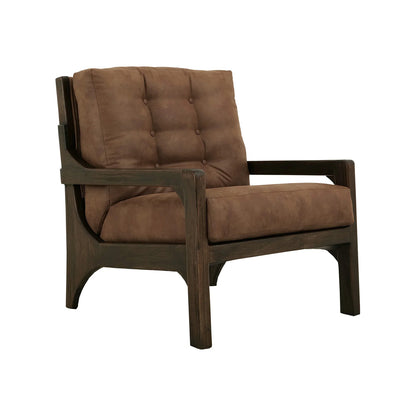 Black Balam - Upholstered Armchair - Woodsy Brown