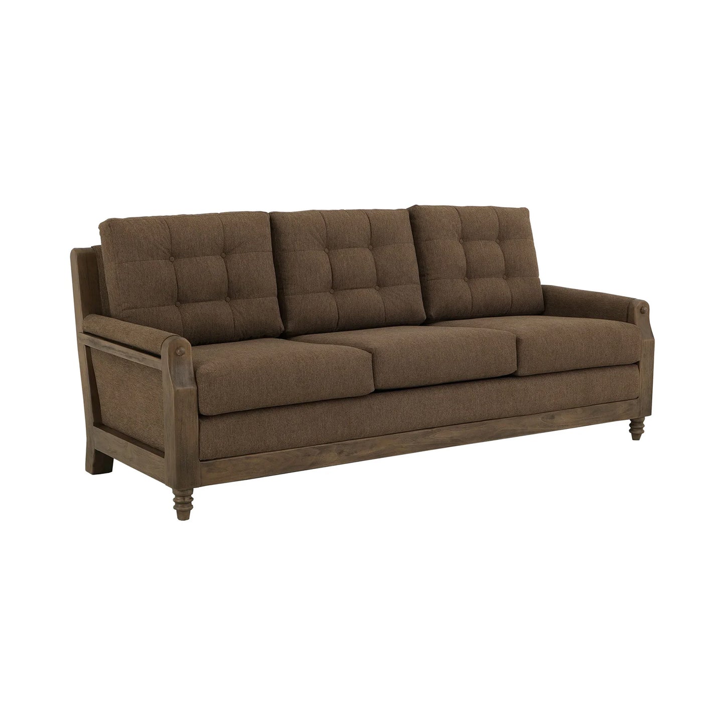 Xel-Ha II - Upholstered Sofa - Carnelian Brown