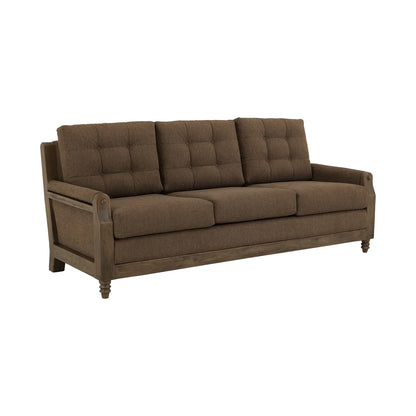 Xel-Ha II - Upholstered Sofa - Carnelian Brown