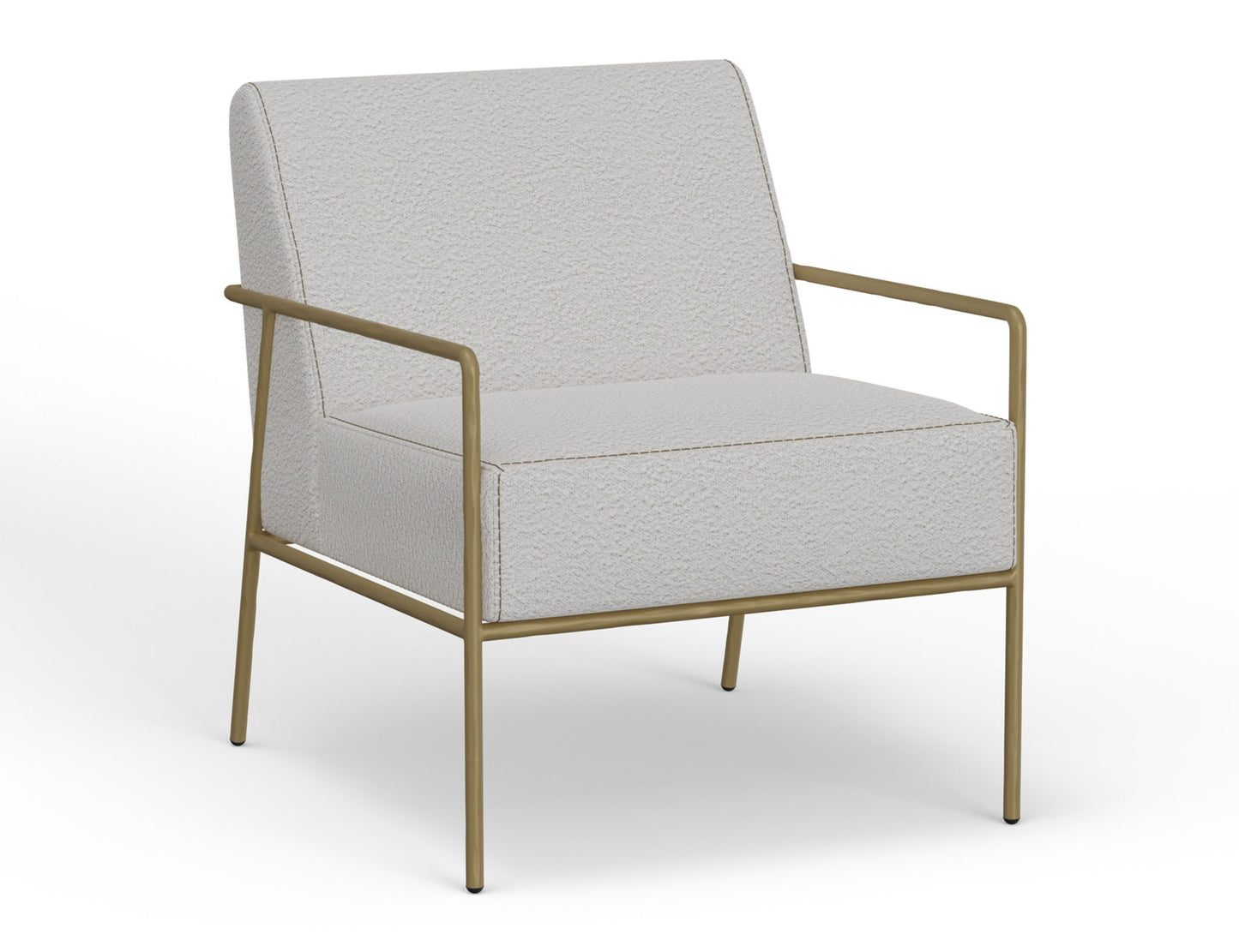 Aragon - Armchair - Beige / Gold