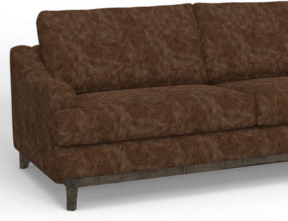 Alfa - Loveseat - Chocolate Brown