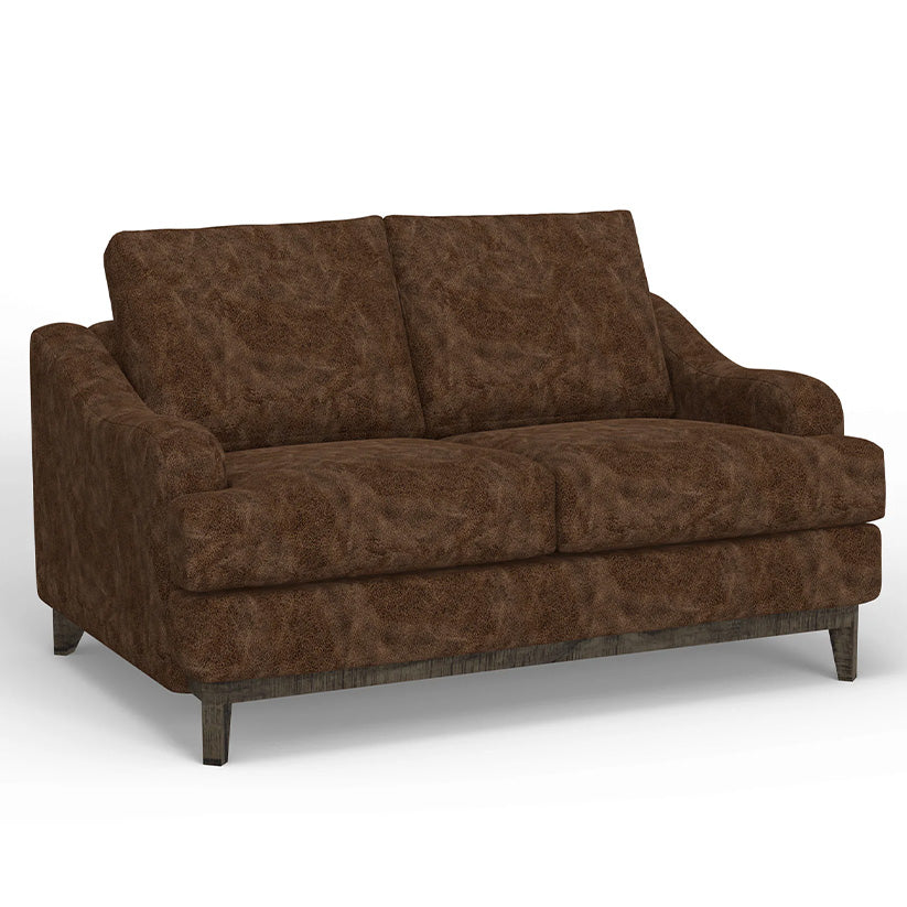 Alfa - Loveseat - Chocolate Brown