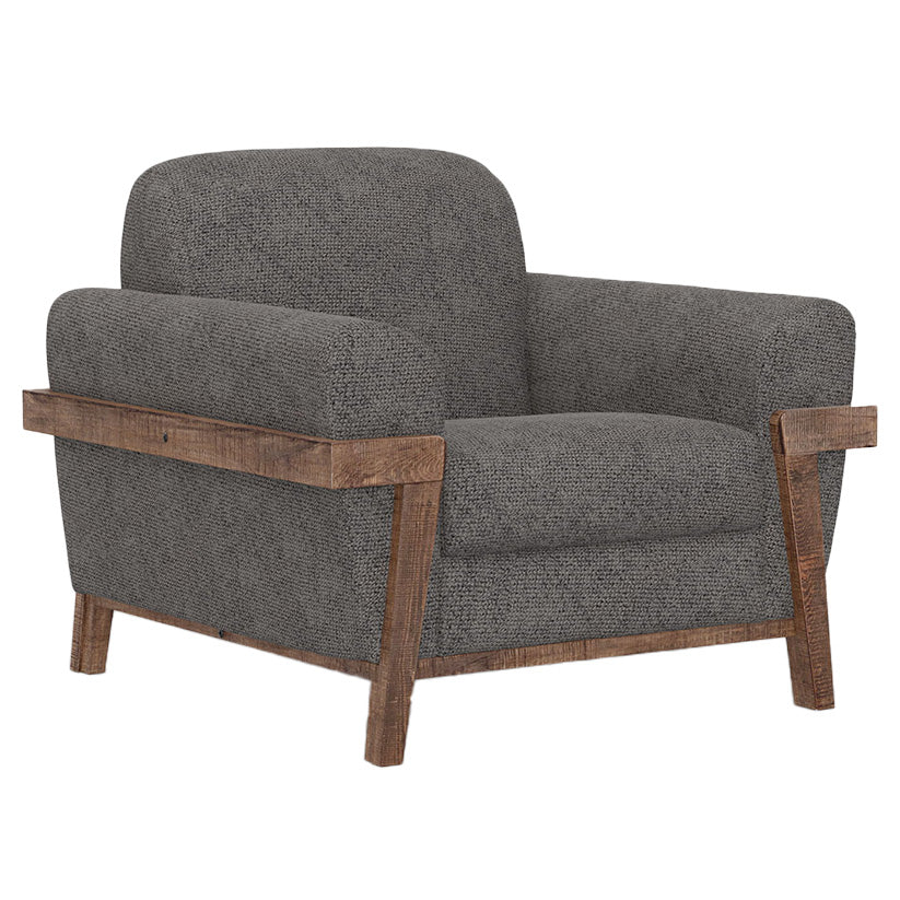 Loft Brown - Arm Chair - Iron Gray