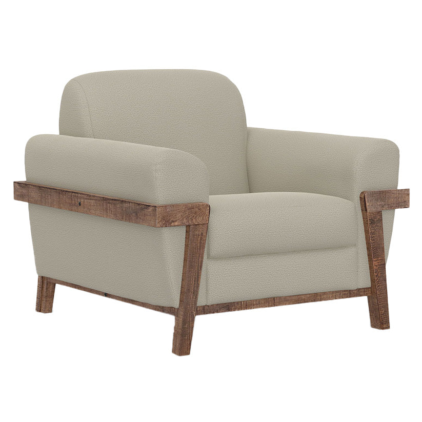 Loft Brown - Arm Chair - Almond Gray