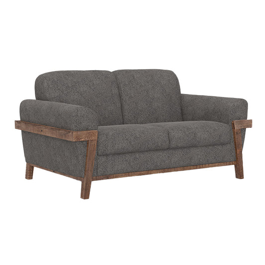 Loft Brown - Loveseat - Iron Gray
