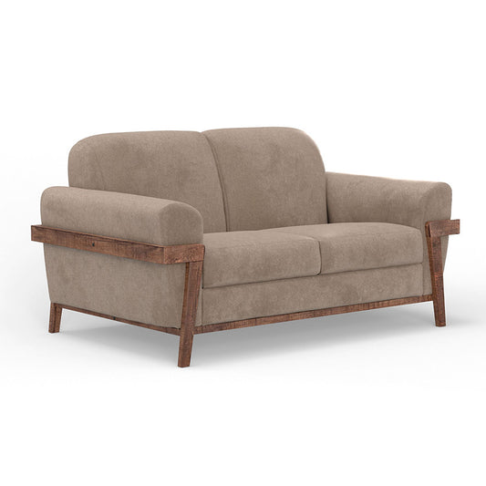 Loft Brown - Loveseat - Brown Camel