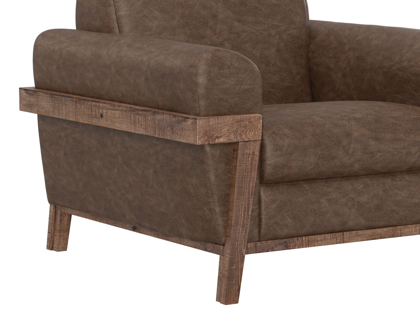Loft Brown - Loveseat - Chocolate Brown