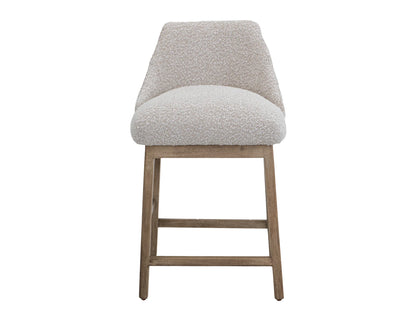 Emma - Upholstered Barstool - Light Cream