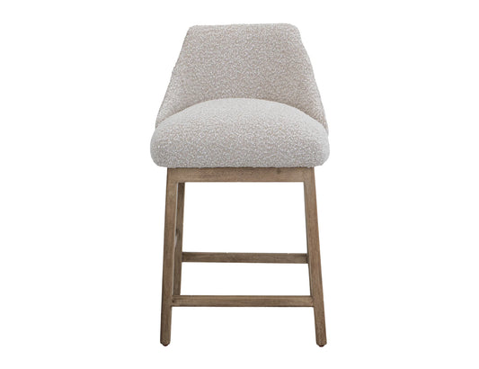 Emma - Upholstered Barstool - Light Cream