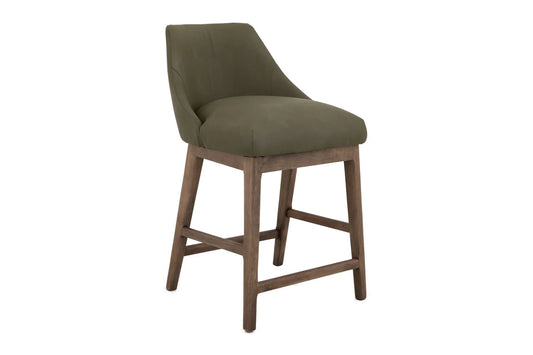 Mezquite - Upholstered Barstool - Moss Green