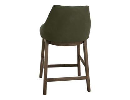 Mezquite - 30" Upholstered Barstool - Moss Green