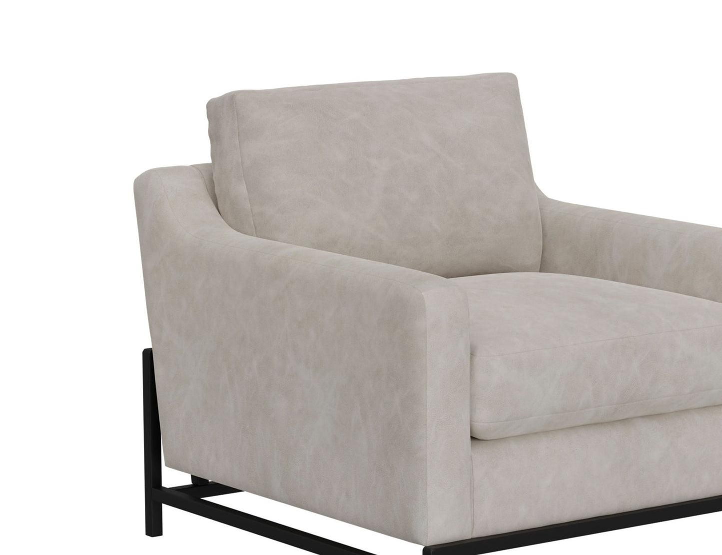 Maison - Armchair - Gray / Black