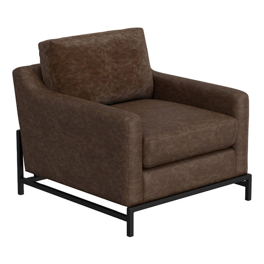 Maison - Armchair - Brown / Black