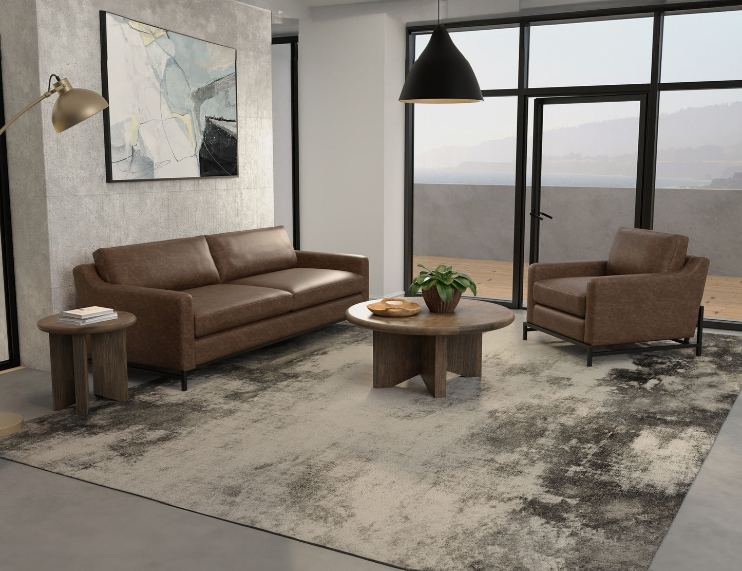 Maison - Sofa - Brown / Black